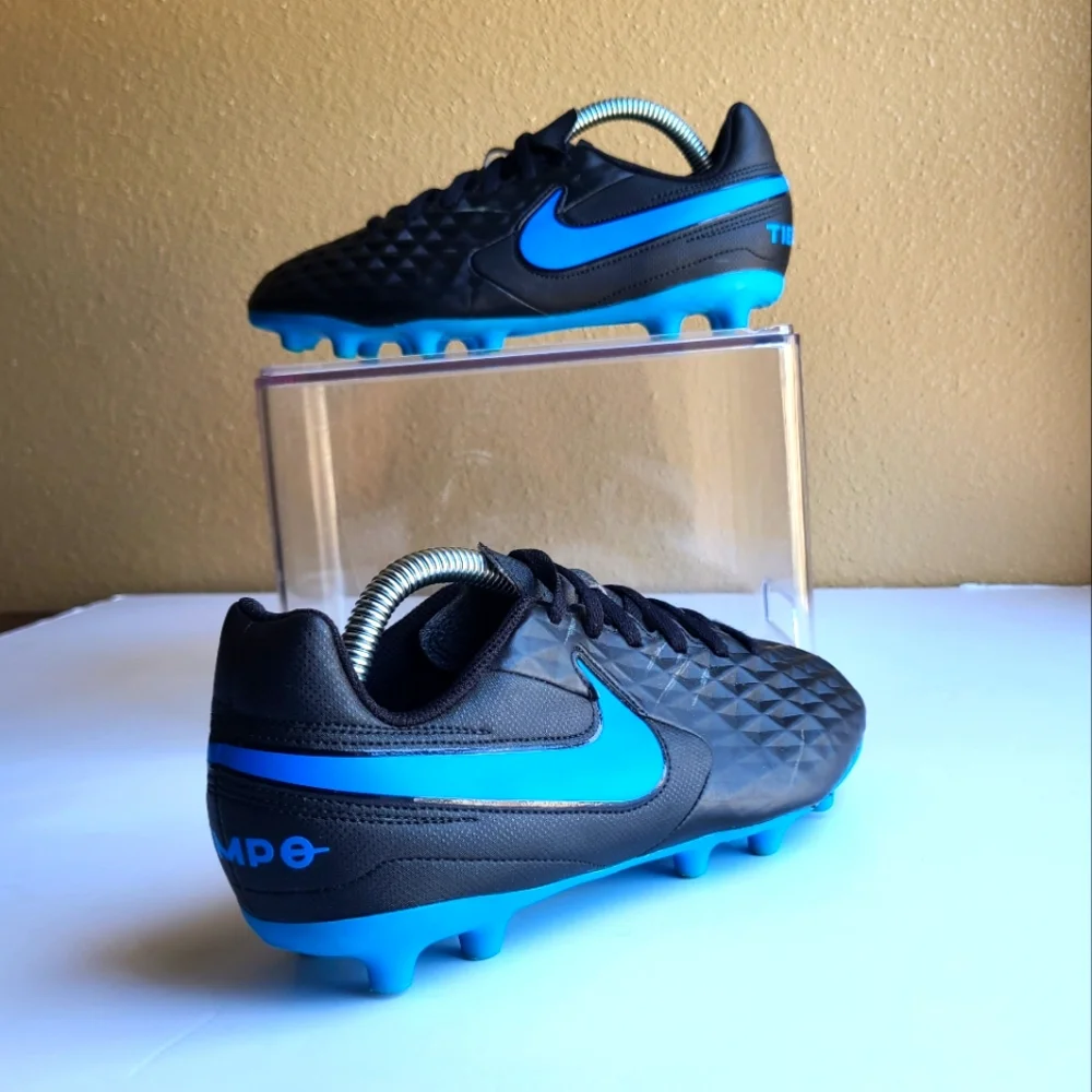 Nike Tiempo Legend 8 Club MG GS 'Black Blue Hero'Youth kids size 4.5Y